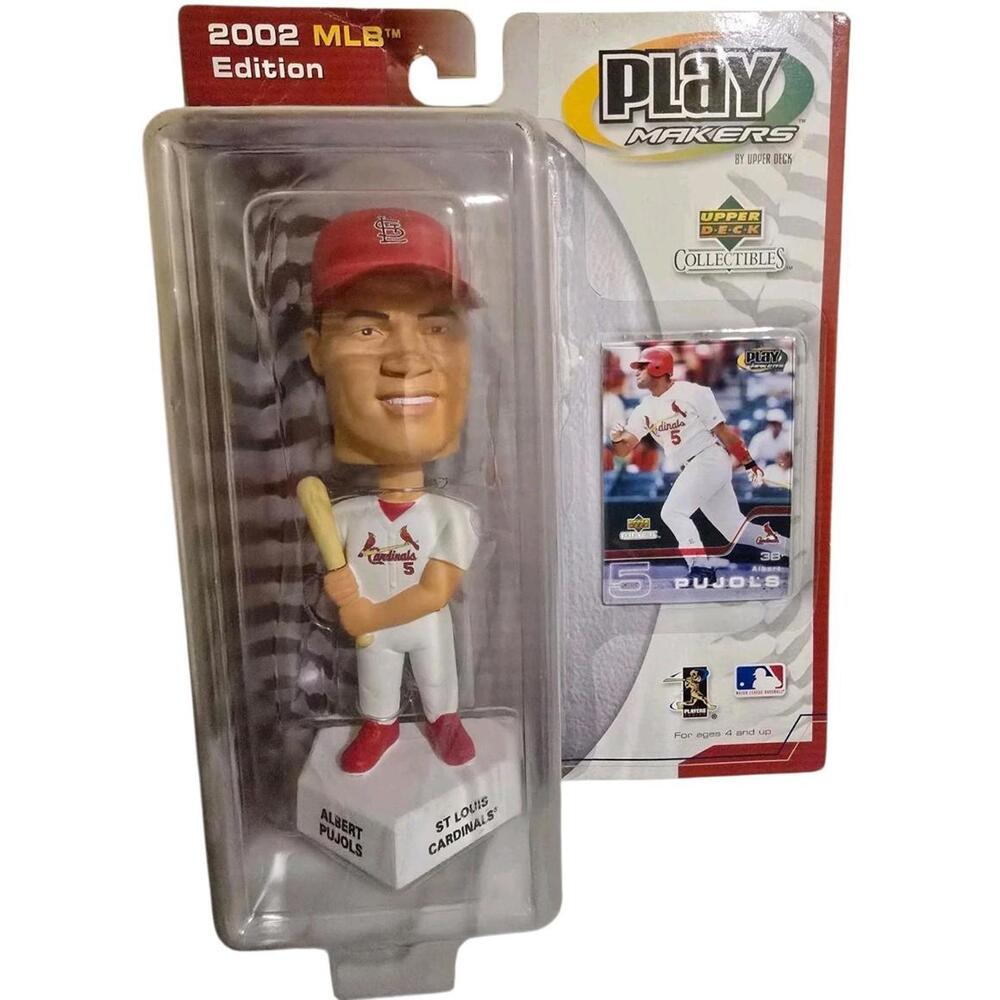 Albert Pujols Bobblehead 2002 MLB Edition Upper Deck Collectibles Play Makers